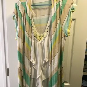 Short with built in short sleeve cardigan